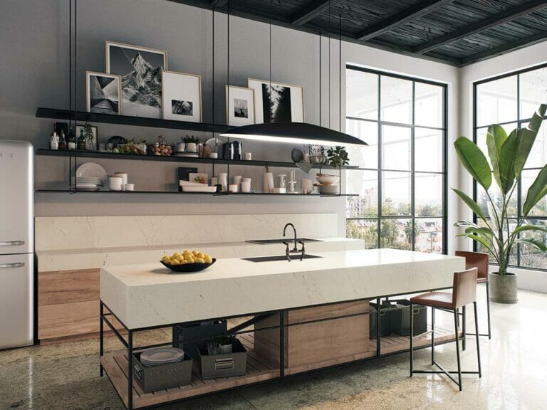 How to Remove Hard Water Stains from a Quartz Countertop